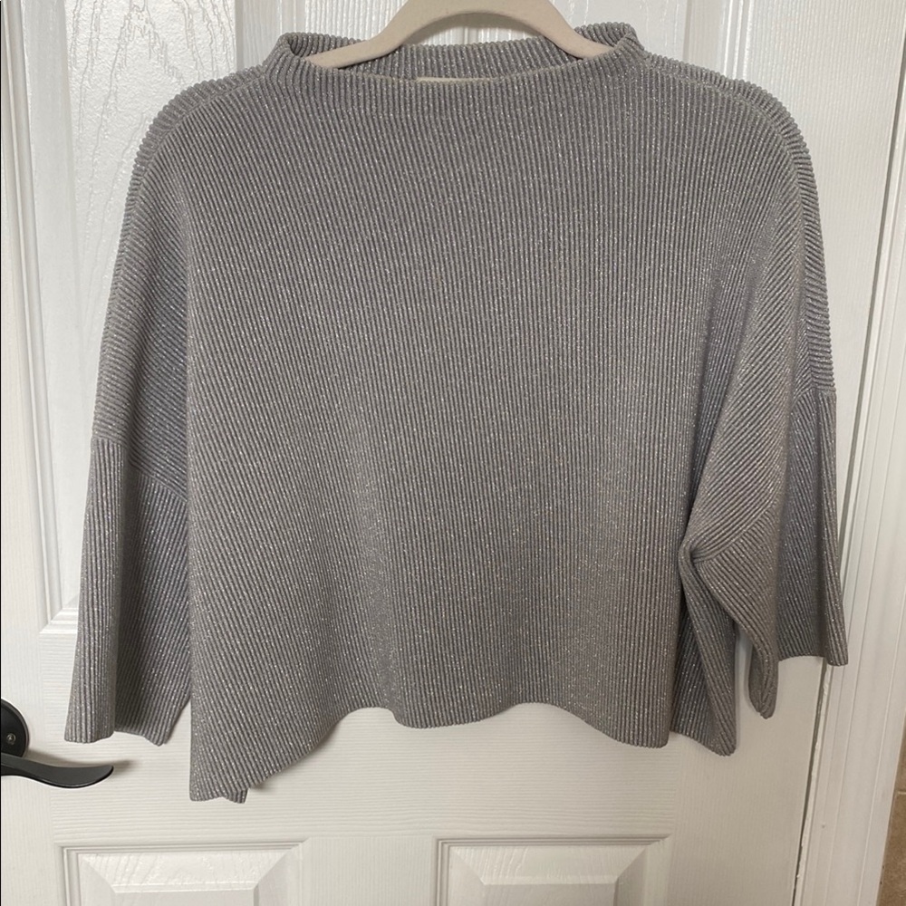 sass & bide Gray Cowl Neck Sweater